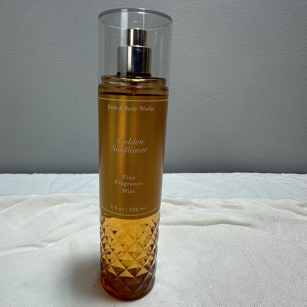 NEW Bath & Body Works Golden Sunflower Fine Fragrance Mist 8 fl oz Retired